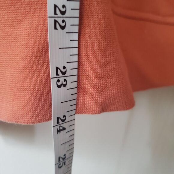 Primark Cares Womens M Oversized Loose Fit Hoodie Pullover Sweatshirt Orange - Picture 4 of 9